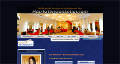 Desktop Screenshot of hairextensionsalon.com